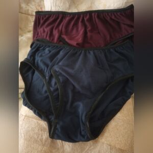 Burgundy and Navy Bottoms